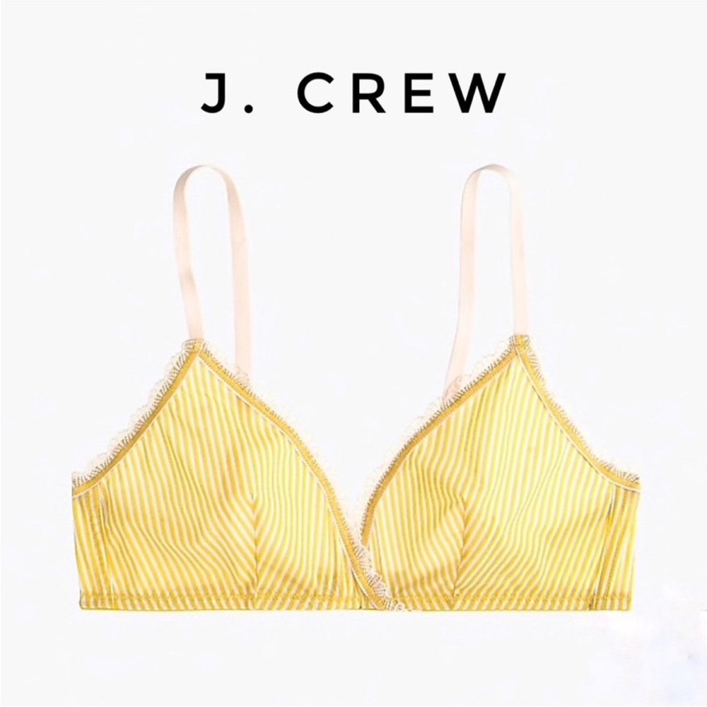 J. Crew Unlined Bralette, S